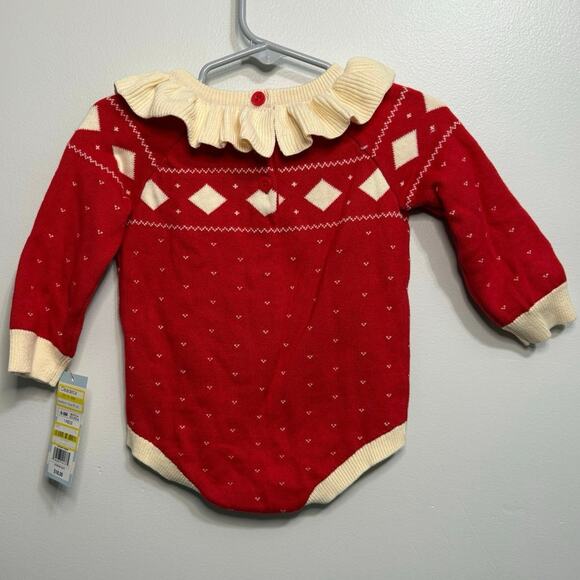 Cat & Jack 6-9 Month Knit Bodysuit - Picture 2 of 2